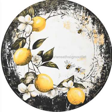 Lemon Sign, Everyday Sign, DCO-13026, Sign For Wreath, 10